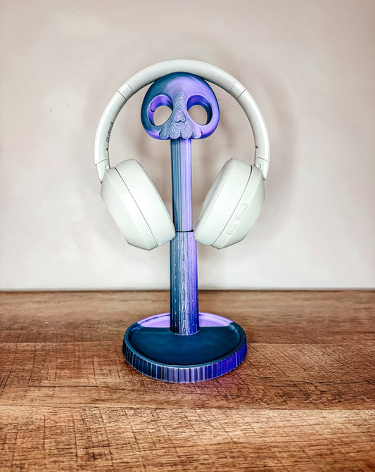 Cute Skull Headphone Holder